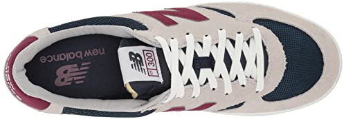 New Balance Men's CT300 V3 Sneaker, Grey/Burgundy, 10.5