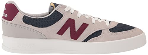 New Balance Men's CT300 V3 Sneaker, Grey/Burgundy, 10.5