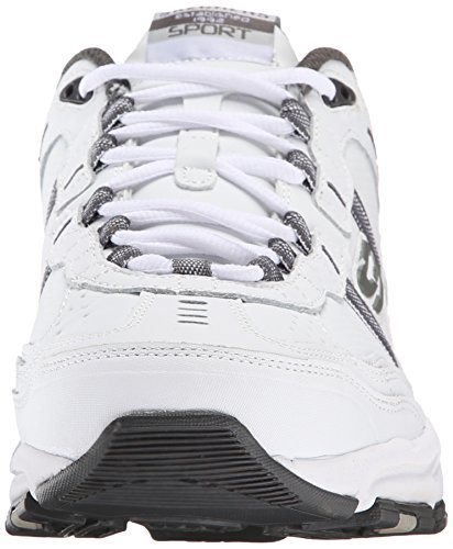 Mens White Skechers Vigor 2.0 Serpentine X-Wide Sneakers