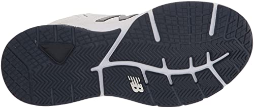 New Balance Men's 857 V3 Casual Comfort Cross Trainer, White/Navy, 10.5 Wide