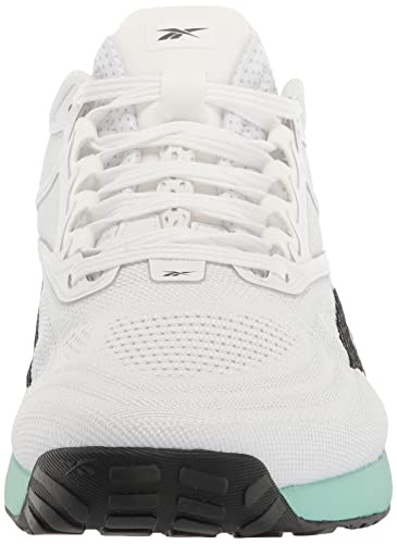 Reebok Men's Nano X2 Cross Trainer, White/Essential Blue/Hint Mint, 9.5