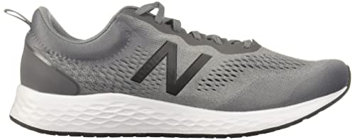 New Balance Men's Fresh Foam Arishi V3 Running Shoe, Gunmetal/Steel/Black, 10.5