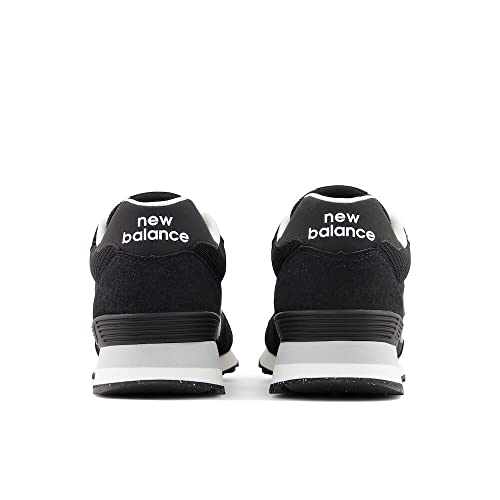 New Balance Men's 515 V3 Sneaker, Black/White/Aluminum Grey, 12
