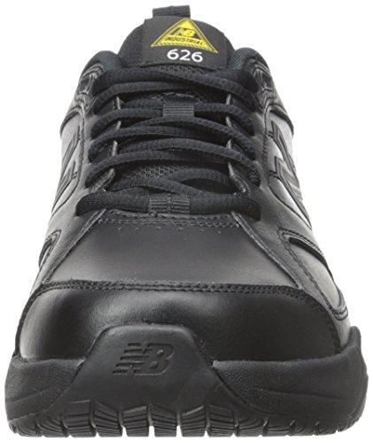 New Balance Men's Slip Resistant 626 V2 Industrial Shoe, Black, 10.5