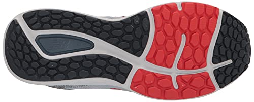 New Balance Men's Fresh Foam 680 V7 Running Shoe, Grey/Ghost Pepper/Black, 10