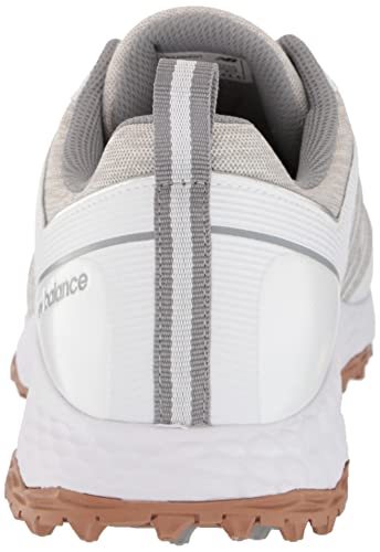 New Balance Men's Fresh Foam Contend Golf Shoe, White, 11 X-Wide