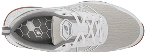 New Balance Men's Fresh Foam Contend Golf Shoe, White, 11 X-Wide