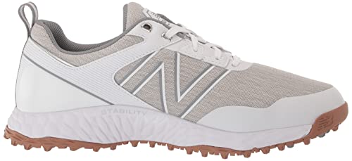 New Balance Men's Fresh Foam Contend Golf Shoe, White, 11 X-Wide