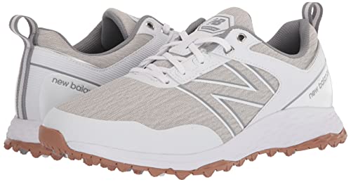 New Balance Men's Fresh Foam Contend Golf Shoe, White, 11 X-Wide