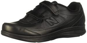 New Balance Men's 577 V1 Hook and Loop Shoe, Black, 10.5 Wide