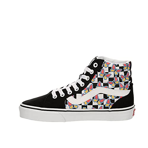 Vans Unisex Filmore High Top Canvas Sneaker - Butterfly Checkerboard Multicolored 6.5