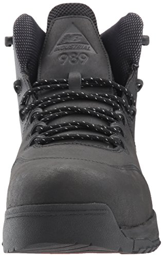 New Balance mens Composite Toe 989 V1 Industrial Shoe, Black/Black, 12 Wide US