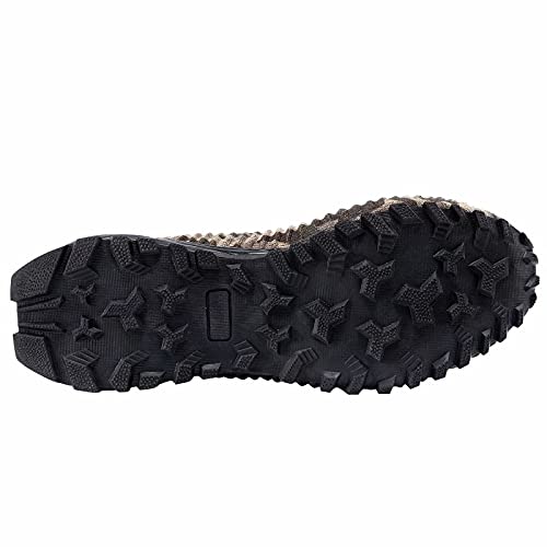 Kricely Men's Trail Running Shoes Fashion Hiking Sneakers for Men Camo Tennis Cross Training Shoe Mens Casual Outdoor Walking Footwear Size 12