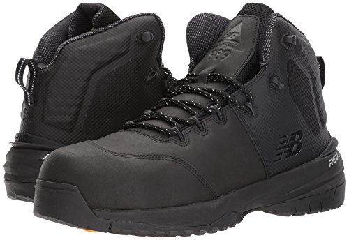 New Balance mens Composite Toe 989 V1 Industrial Shoe, Black/Black, 12 Wide US