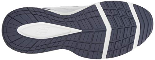 New Balance Men's 608 V5 Casual Comfort Cross Trainer, White/Navy, 10.5 Wide