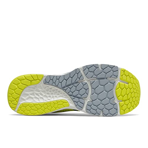 New Balance Mens Fresh Foam Running Shoes, 880V11, Sulphur Yellow/DEEP Ocean Grey, 11.5