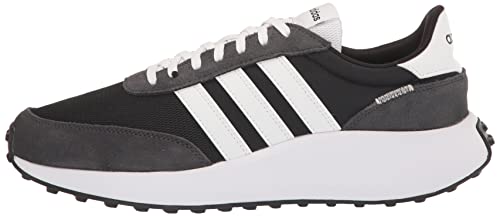 adidas Men's 70s Running Shoe, Black/White/Carbon, Size 9.5