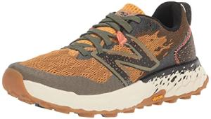 New Balance Men's Fresh Foam X Hierro V7 Running Shoe, Golden Hour/Dark Camo/Black, 10.5