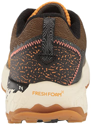 New Balance Men's Fresh Foam X Hierro V7 Running Shoe, Golden Hour/Dark Camo/Black, 10.5