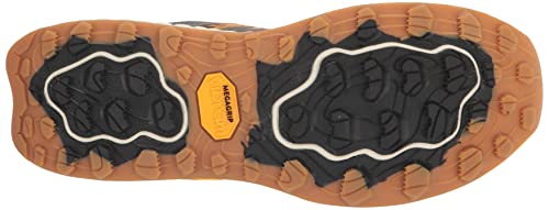 New Balance Men's Fresh Foam X Hierro V7 Running Shoe, Golden Hour/Dark Camo/Black, 10.5