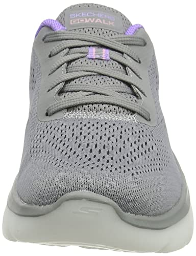 Skechers Hyper Burst - Space Insight Gray/Purple Sneakers