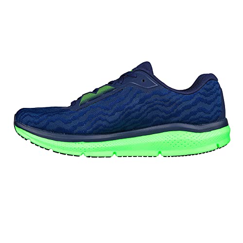 Skechers Go Run Arch Fit: Navy/Lime Sneakers