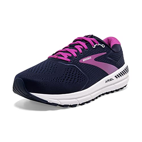 Brooks Women's Ariel '20 Running Shoe - Peacoat/Vivid Viola/White
