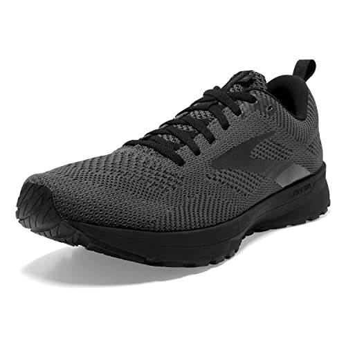 Brooks Revel 5 Black/Ebony/Black Men's Shoes Size 11.5