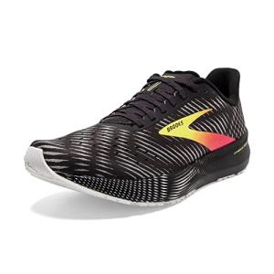 Brooks Hyperion Tempo Road Running Shoe - Black/Pink/Yellow