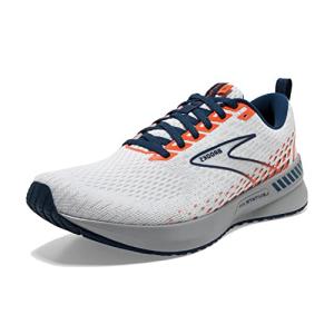 Brooks Levitate GTS 5 Men's Running Shoe - White/Titan/Flame - 8.5