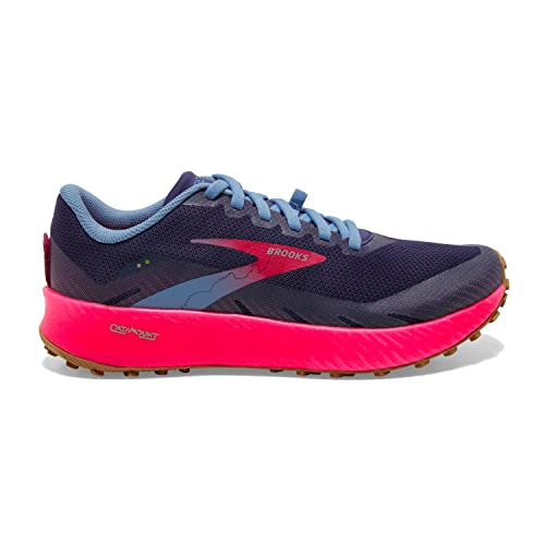 Brooks Catamount Women's Trail Shoe, Deep Cobalt/Diva Pink/Oyster