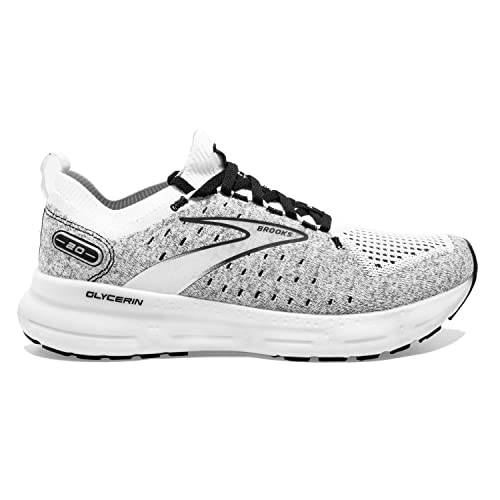 Brooks Men's Glycerin 20 Sneakers - White/Grey/Black