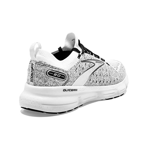 Brooks Men's Glycerin 20 Sneakers - White/Grey/Black