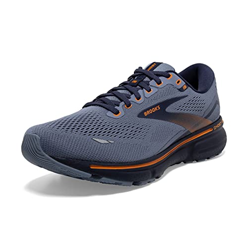 Brooks Ghost 15 Sneakers - Flintstone/Peacoat/Oak - Size 10.5