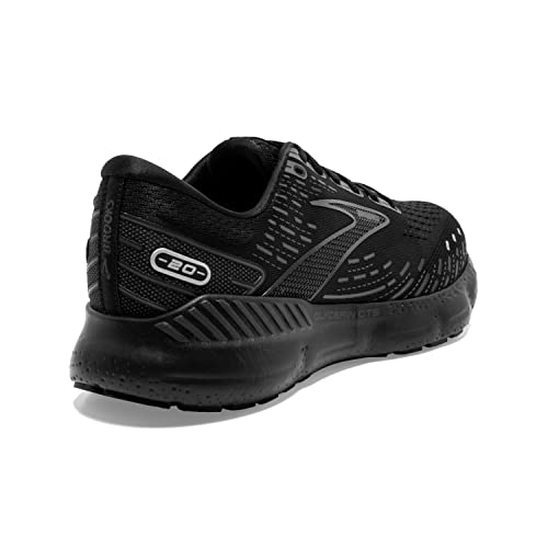 Men's Brooks Glycerin GTS 20 Sneakers - Black/Black/Ebony
