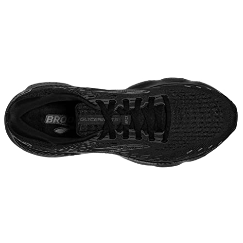 Men's Brooks Glycerin GTS 20 Sneakers - Black/Black/Ebony