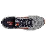 Brooks Men's Levitate 5 Running Shoe - Grey/Peacoat/Flame - 10.5