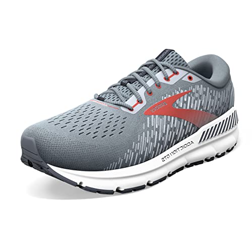 Brooks Men's GTS 15 Supportive Running Shoe - Grey/Ebony/Chili