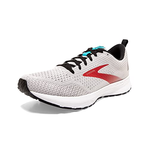 Brooks Men's Revel 4 Running Shoe - Grey/Black/Capri - 10.5 -> Brooks Men's Grey/Black/Capri Running Shoe - 10.5