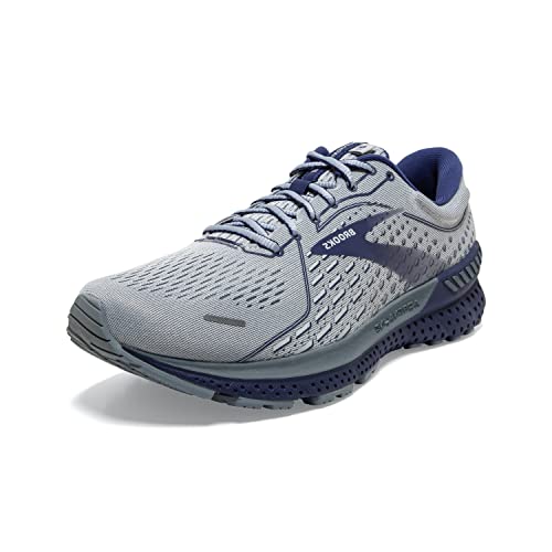 Brooks Men's Adrenaline GTS 21 Running Shoe - Grey/Tradewinds