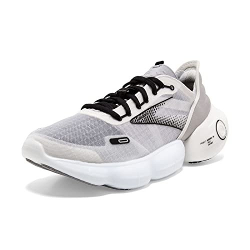 Brooks Men's Aurora Neutral Running Shoe - White/Alloy/Black - Size 13