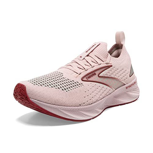 Brooks Women's Levitate Stealthfit Running Shoe - Peach/Pink