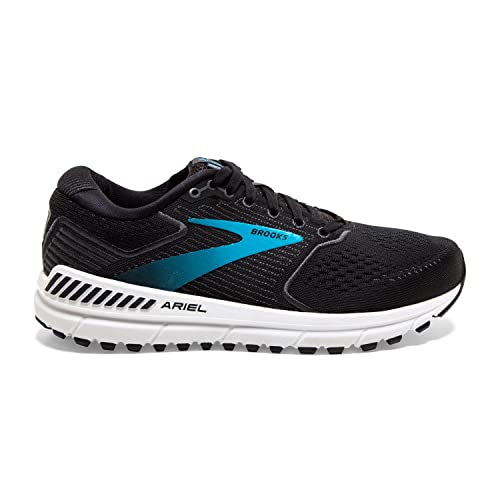 Brooks Women's Ariel '20 Sneakers - Black/Ebony/Blue - 9.5