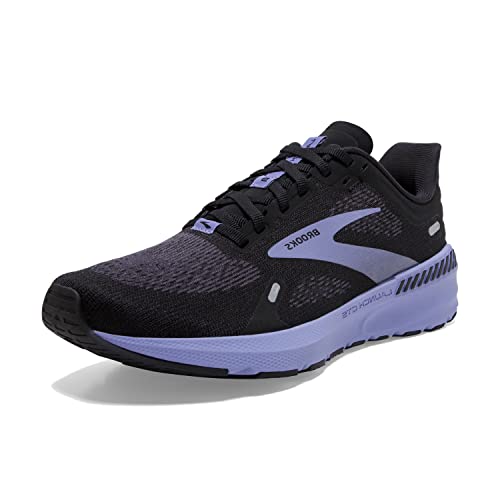 Women's Brooks Launch GTS 9 Sneakers - Black/Ebony/Purple