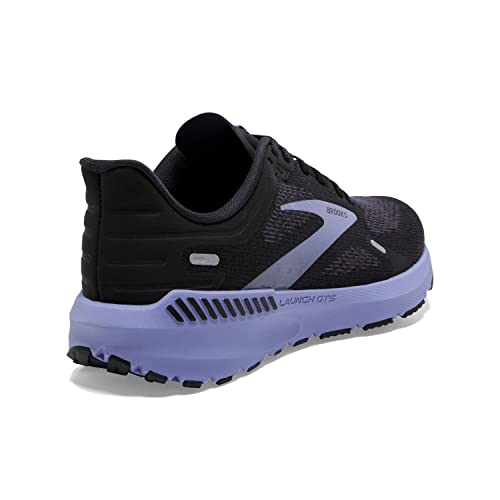 Women's Brooks Launch GTS 9 Sneakers - Black/Ebony/Purple