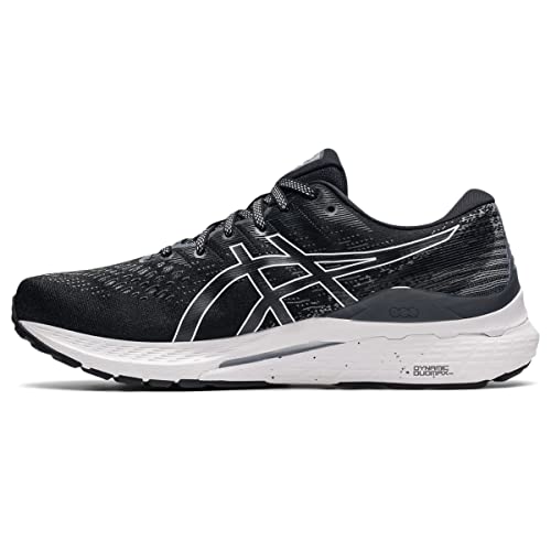 ASICS Gel-Kayano 28 Women's Running Shoes, Black/White