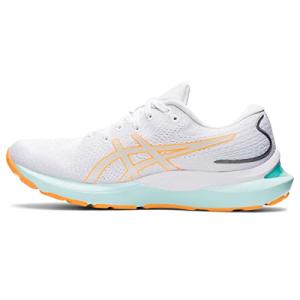 ASICS Gel-Cumulus 24 Women's Sneakers, White/Orange POP