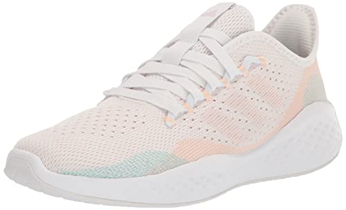 Adidas Women's Fluidflow 2.0 Sneaker - FTWR White/Almost Pink/Bliss Orange