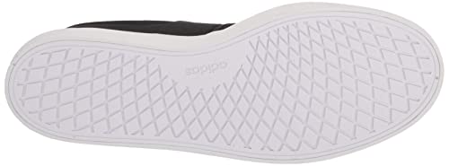 adidas Vulcraid3r Slip on Sneakers (Black/White, 11.5)