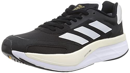 Adidas Women's Adizero Boston 10 in Black/White/Gold